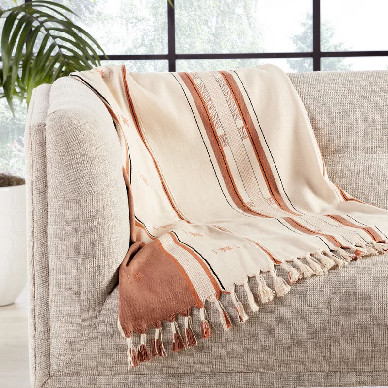 Eves Hand Loomed Tribal Cotton Throw thumbnail 2