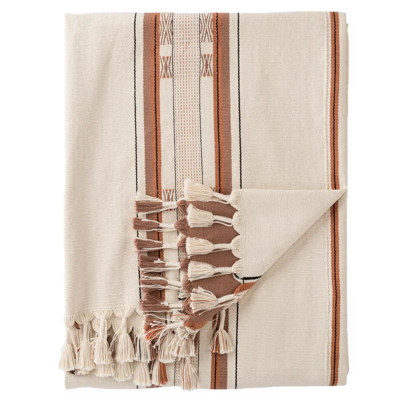 Eves Hand Loomed Tribal Cotton Throw thumbnail 3