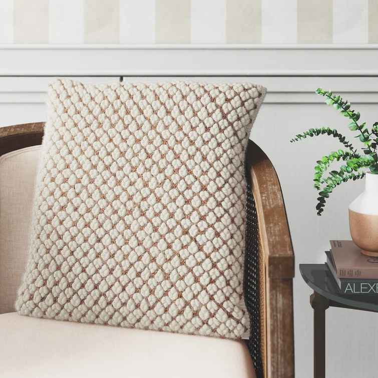 Criddle Throw Pillow Cover with Insert-22"x22" thumbnail 2
