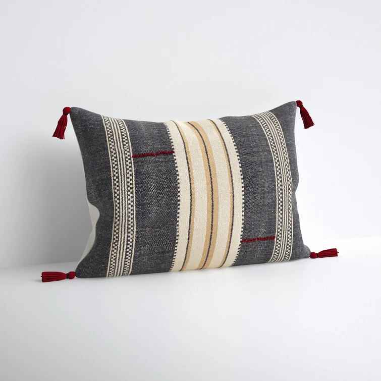 Gordon Lumbar Pillow Cover with Insert-16"x24" thumbnail 3