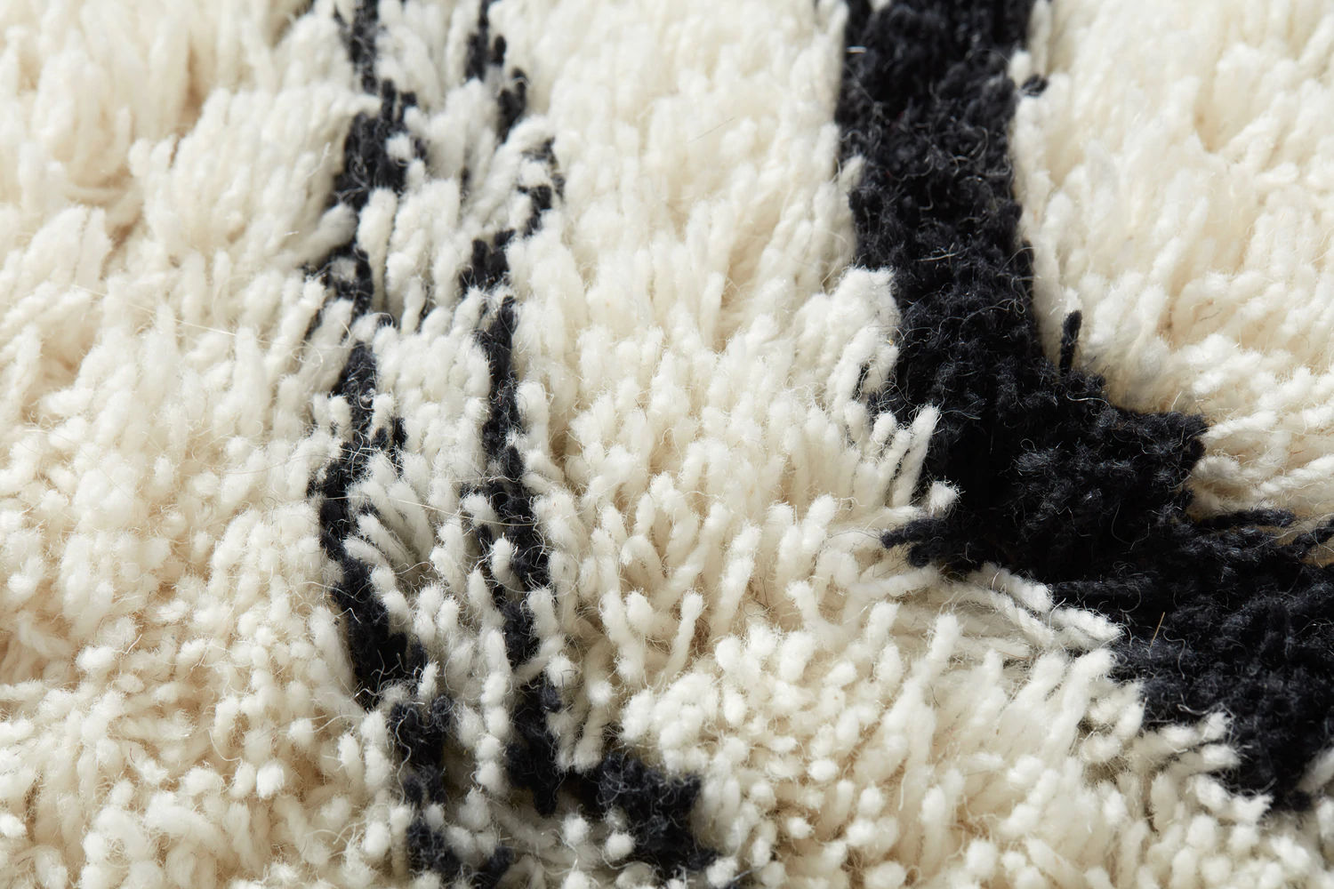 Hand Woven Black And White Pillow Without Insert 35"x13" thumbnail 3