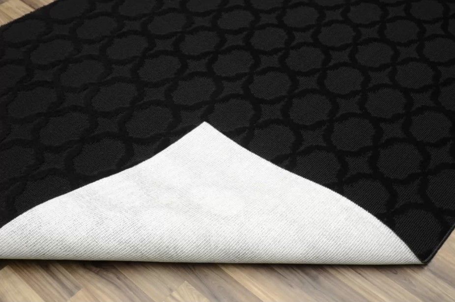 Oneill Geometric Tufted Black Area Rug-7'6"x9'6" thumbnail 4