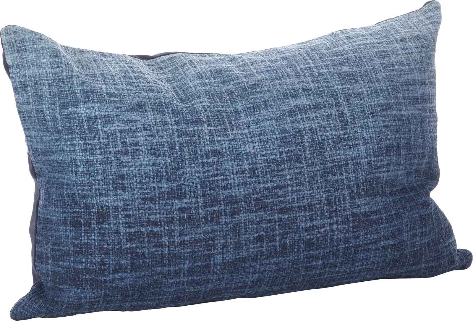 Herminio Ombre Cotton Down Lumbar Pillow with Insert-14"x23" thumbnail 2