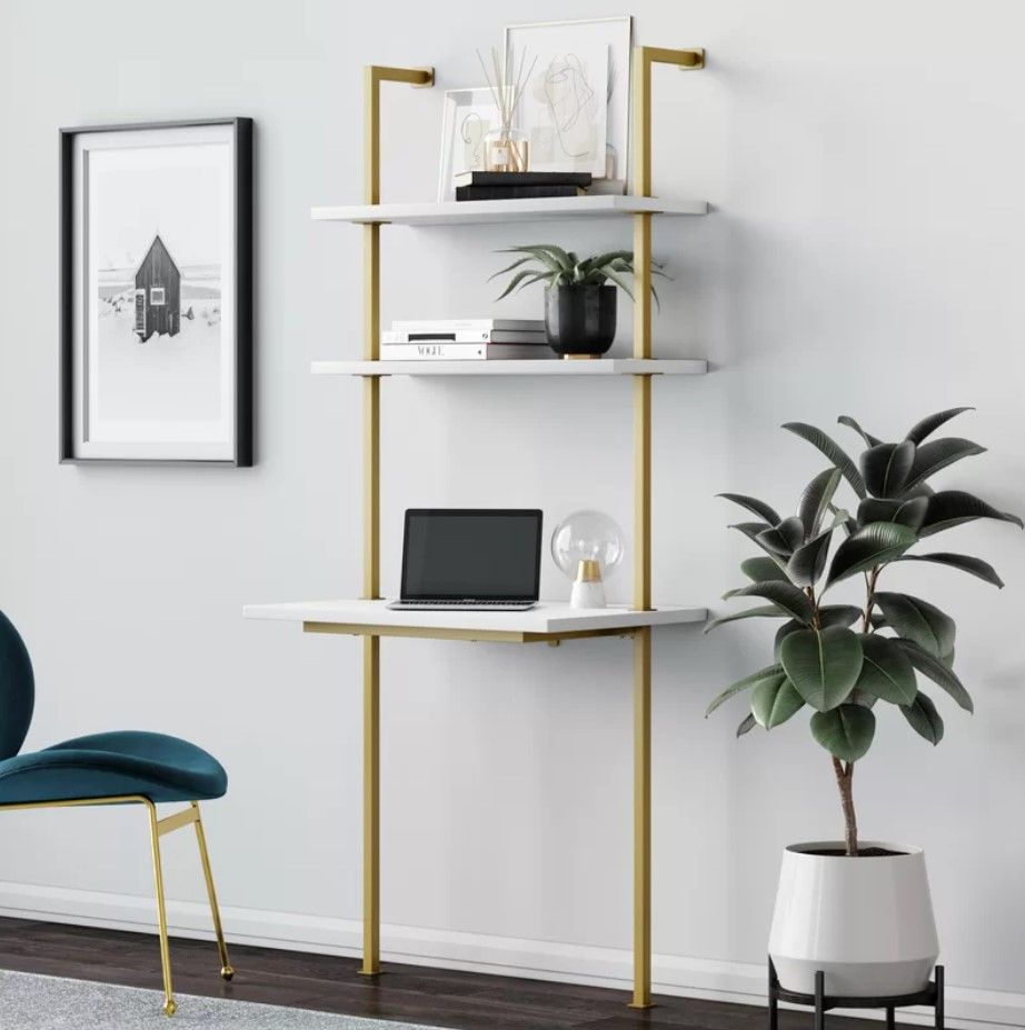 Kanissa Leaning Ladder Desk thumbnail 2
