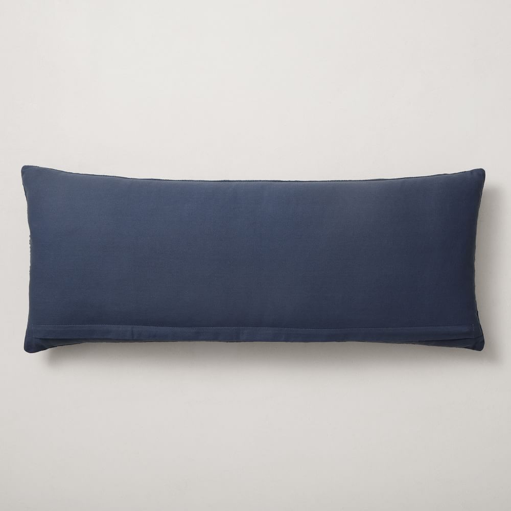 Corded Zigzag Pillow Cover with Insert-36''x14'' thumbnail 3