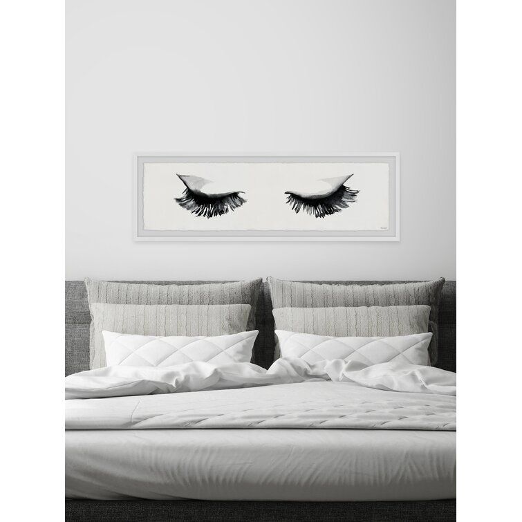 Look At My Lashes by Marmont Hill With Frame 45"x15" thumbnail 2