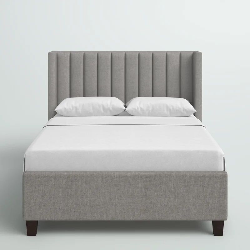 Flemings Upholstered Low Profile Platform Bed-King thumbnail 3