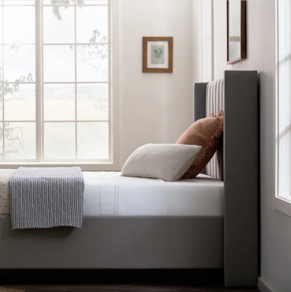 Flemings Upholstered Low Profile Platform Bed-King thumbnail 5