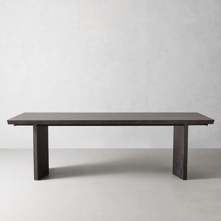 Knife Edge Ebony Extendable Dining Table thumbnail 3