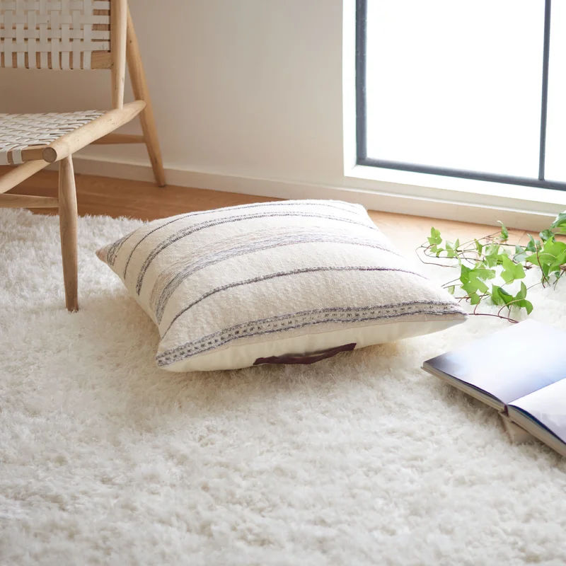 Kapila Cotton Floor Pillow Cover And Insert-24"x24" thumbnail 2
