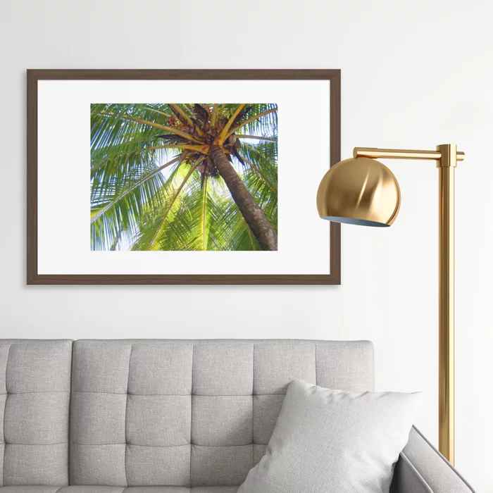 Palm Tree Art Print with Frame-24"x36" thumbnail 2