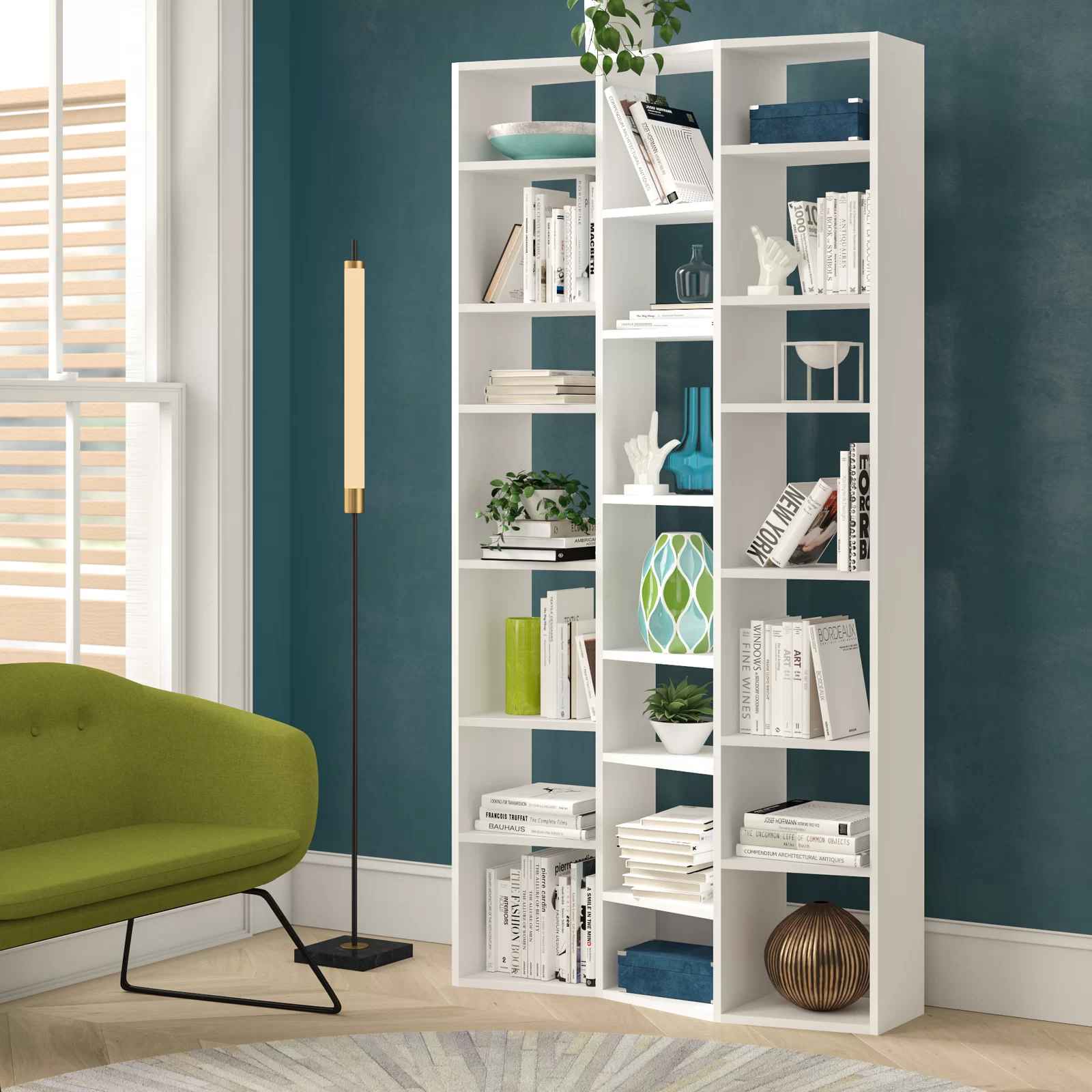 Napolitano Geometric Bookcase thumbnail 2