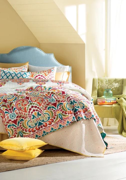 Edgar Square Cotton Pillow Cover With Insert-20''x20'' thumbnail 4