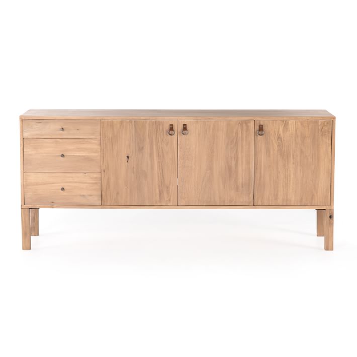 Poplar Wood & Iron Media Console thumbnail 3
