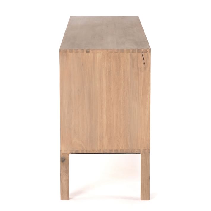 Poplar Wood & Iron Media Console thumbnail 4