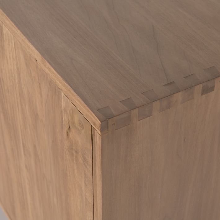 Poplar Wood & Iron Media Console thumbnail 10
