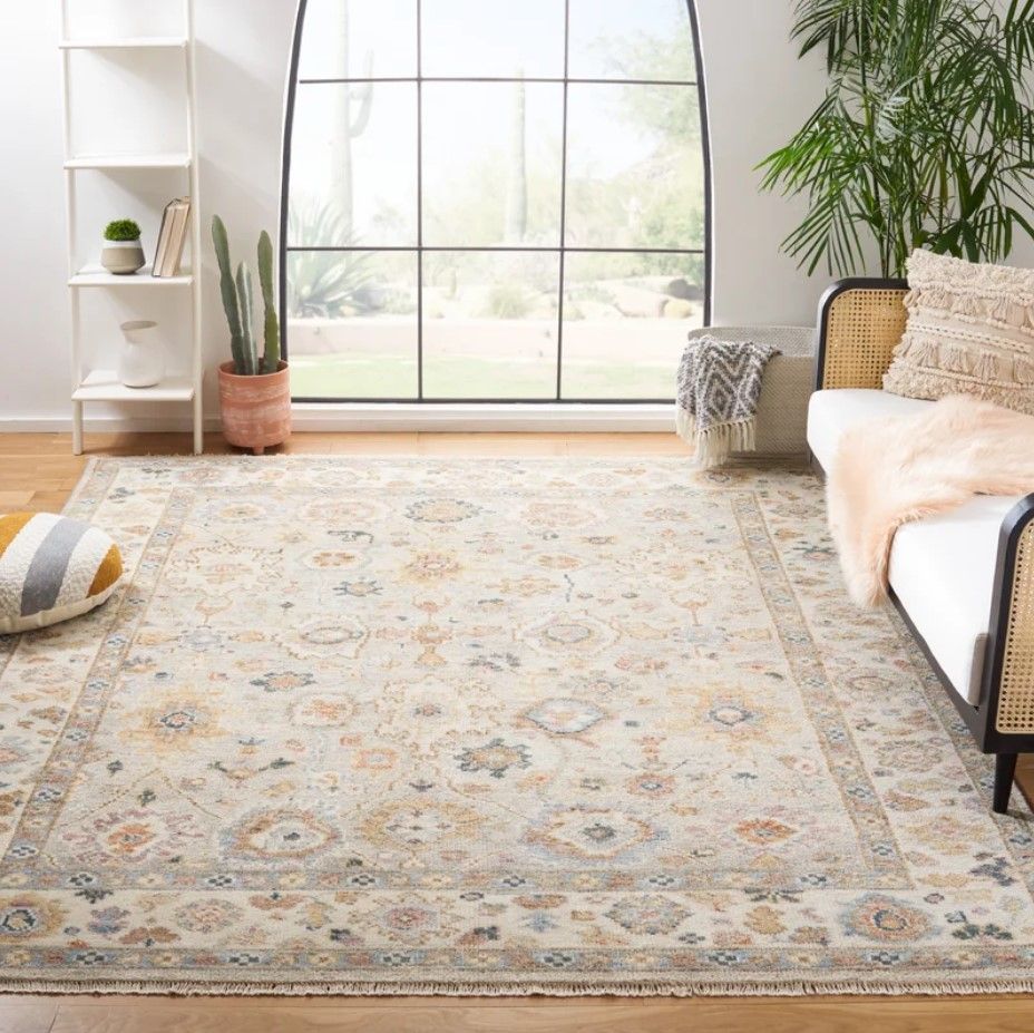 Gadberry Oriental Hand Knotted Area Rug-8'x10' thumbnail 2