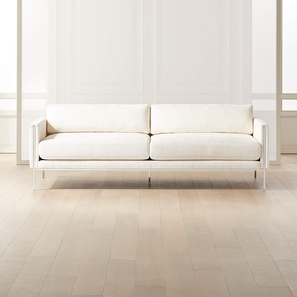 Ryker White Sofa thumbnail 2