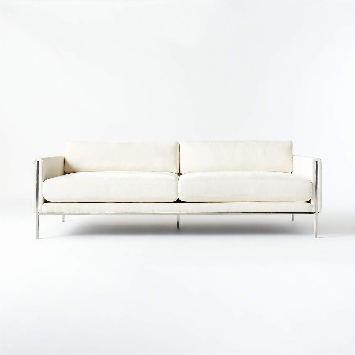 Ryker White Sofa thumbnail 3
