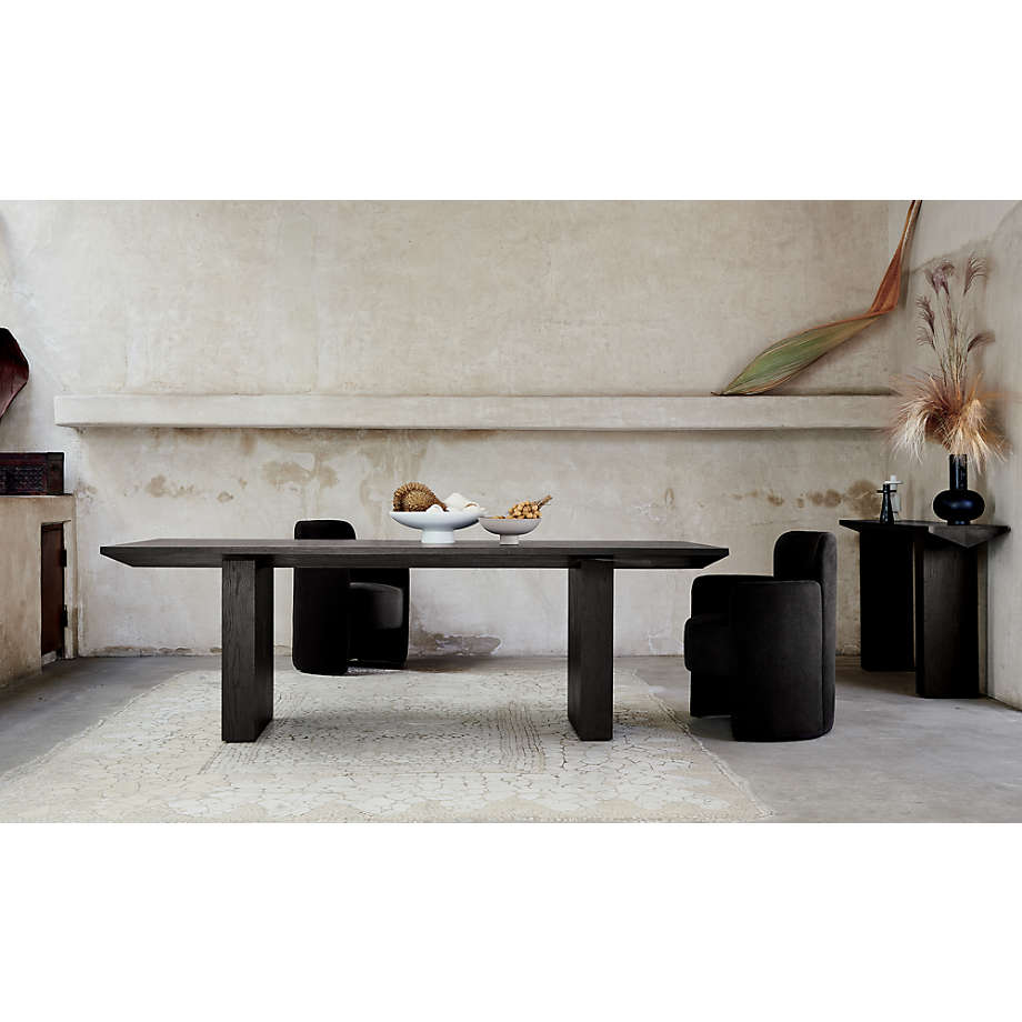 Van Charcoal Wood Dining Table thumbnail 2