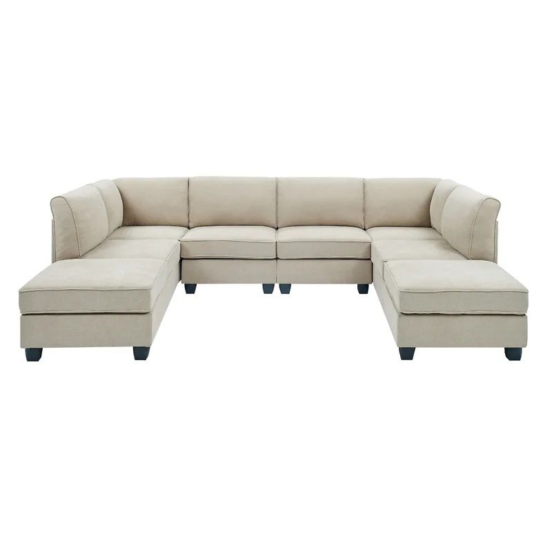 Boutwell Reversible Modular Corner Sectional With Ottoman thumbnail 3