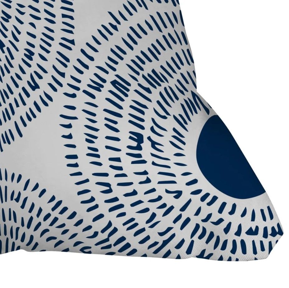 Keeley Circles Outdoor Square Pillow Cover with Insert-18"x18" thumbnail 3