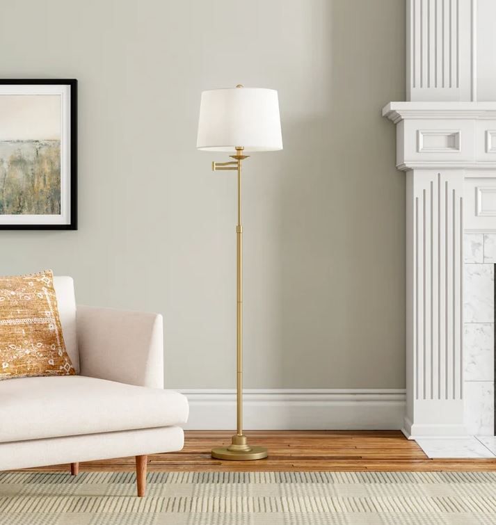 Rosalie Swing Arm Floor Lamp thumbnail 2