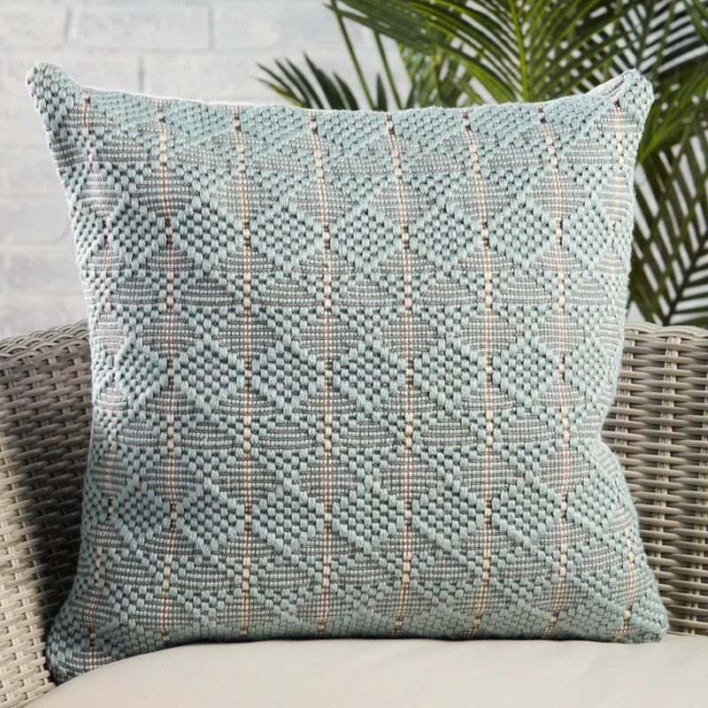 Hawkinge Outdoor Square Pillow Cover With Insert-22"x22" thumbnail 2