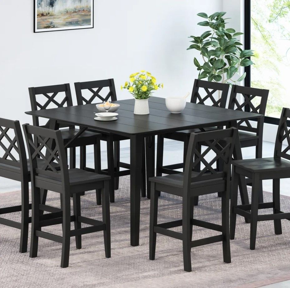 Lea Counter Height Solid Wood Dining Table thumbnail 2