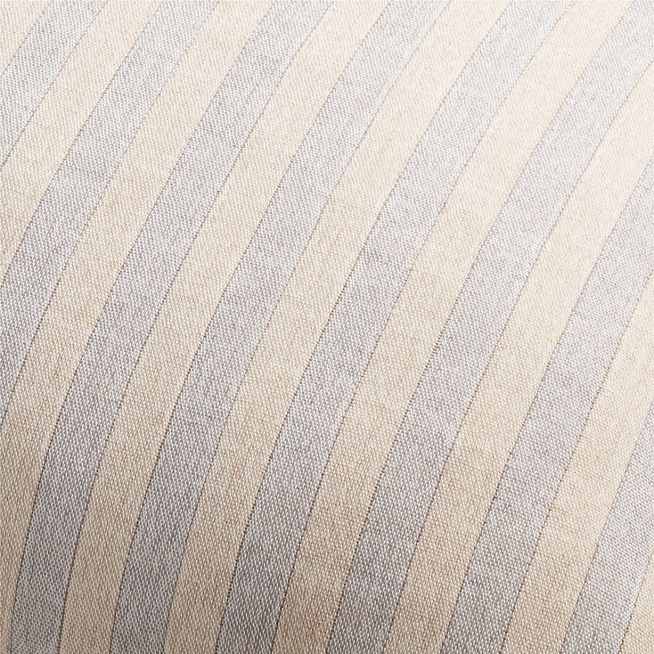Somerset Stripe Throw Pillow Cover with Insert-23"x23" thumbnail 3
