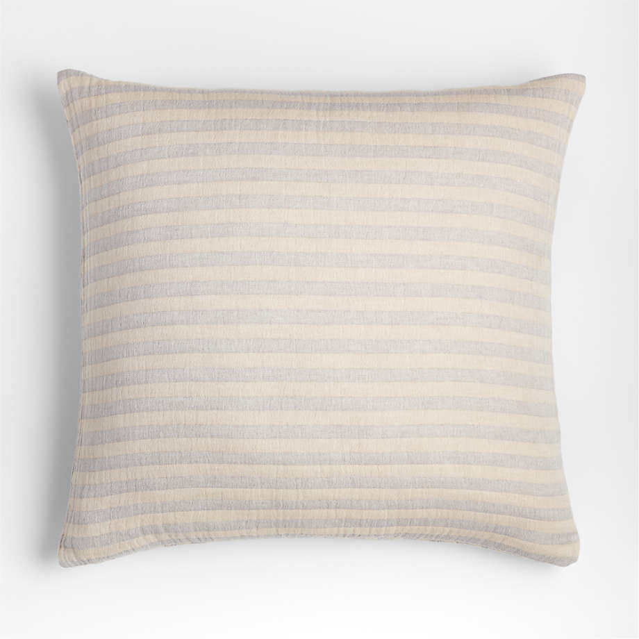 Somerset Stripe Throw Pillow Cover with Insert-23"x23" thumbnail 4