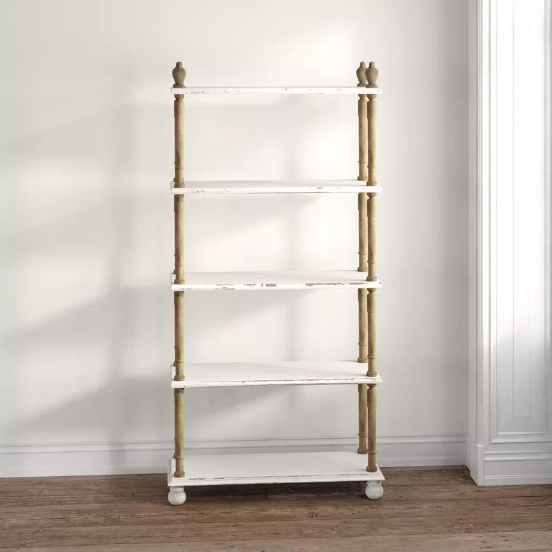 Elodie Wood Etagere Bookcase thumbnail 4