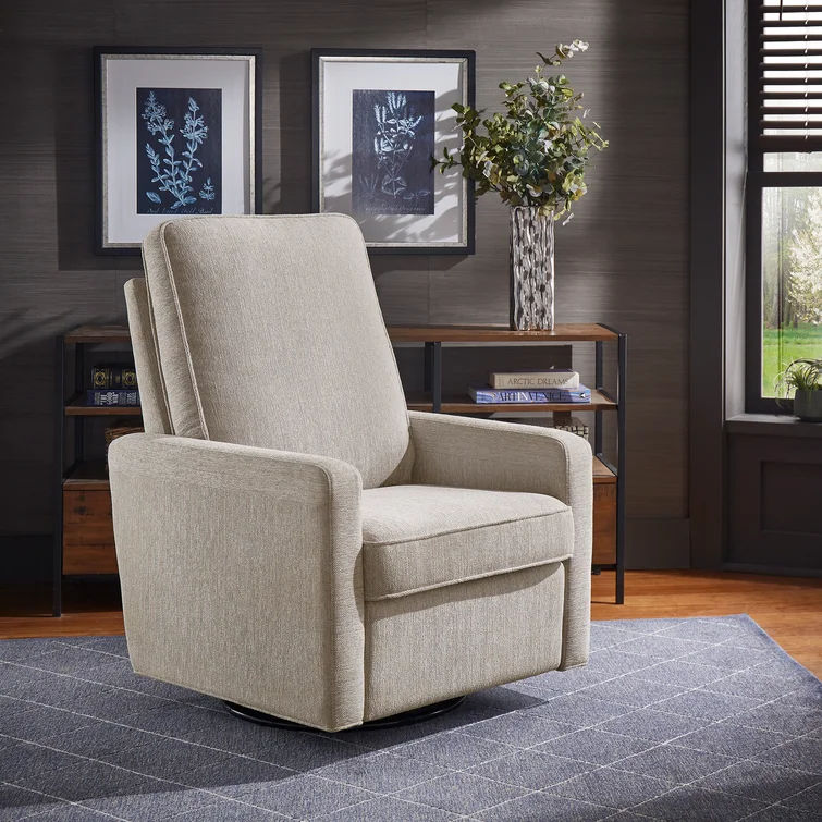 Carncastle 29.58" Wide Manual Swivel Club Recliner thumbnail 2