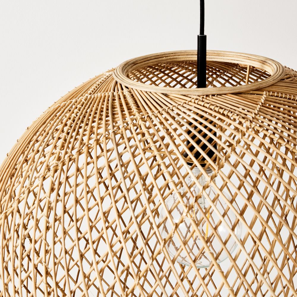 Wicker Globe Pendant thumbnail 3
