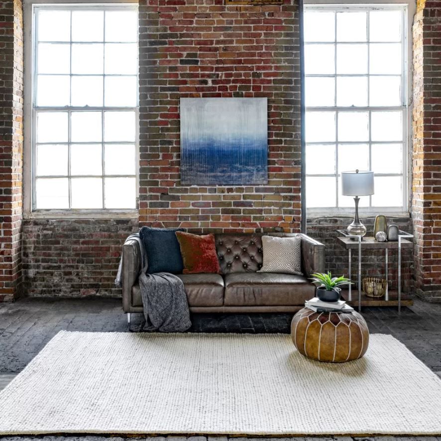 Dunanney Handmade Braided Area Rug in Ivory-8'x11' thumbnail 3