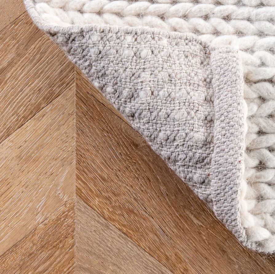 Dunanney Handmade Braided Area Rug in Ivory-8'x11' thumbnail 5