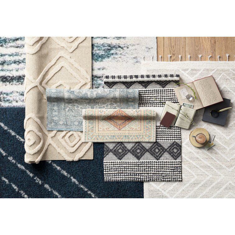 Adelia Geometric Handmade Tufted Wool Area Rug 9'x12' thumbnail 6