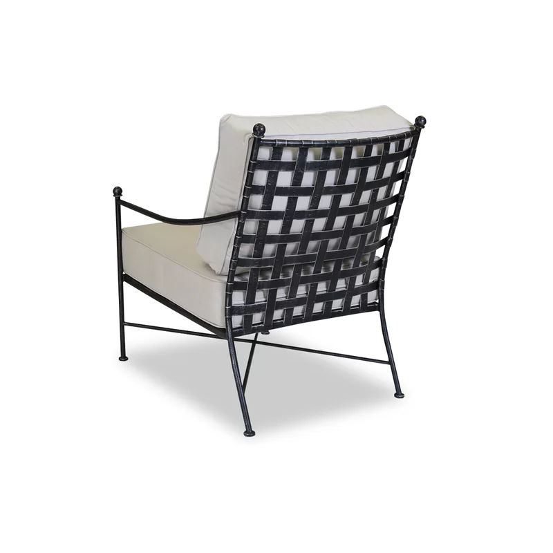 Lucier Metal Outdoor Club Chair thumbnail 5
