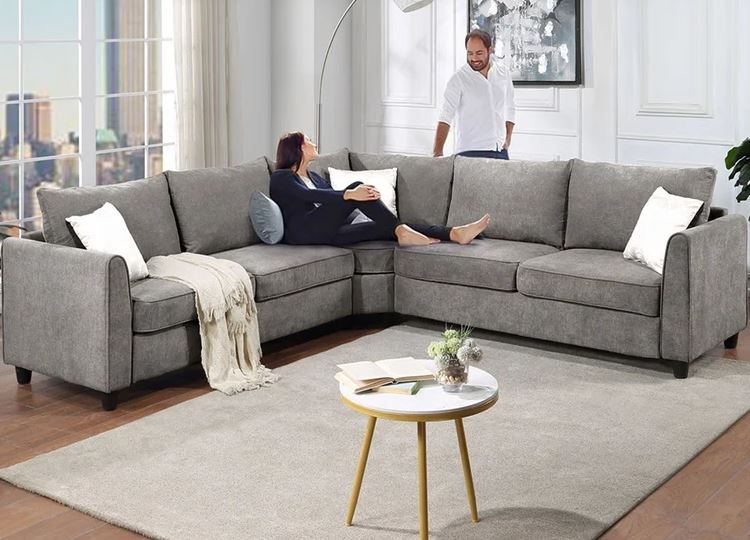 Sebert 3 Piece Upholstered Sectional thumbnail 2