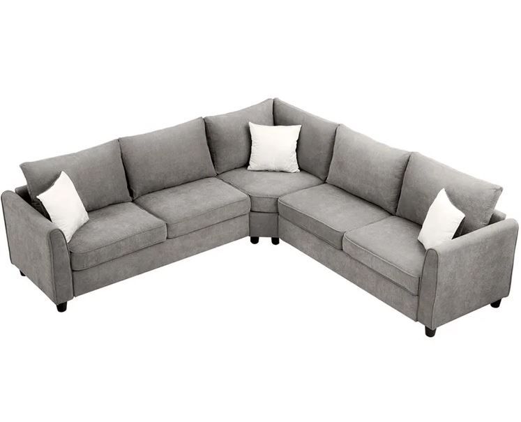 Sebert 3 Piece Upholstered Sectional thumbnail 3