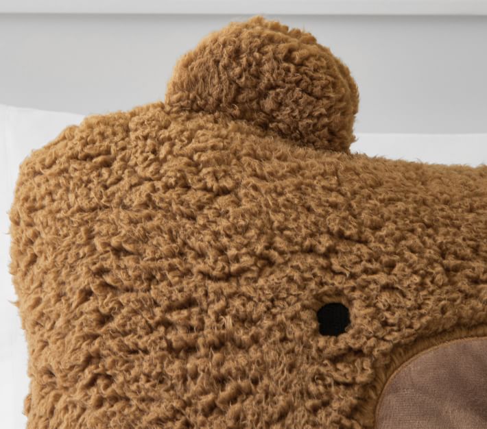 Cozy Sherpa Bear Loungearound Pillow Cover No Insert 21.5"x22" thumbnail 2
