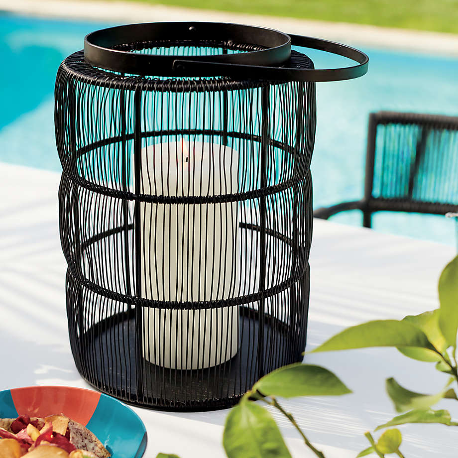 Ora Black Wire Lantern 12.75" thumbnail 2