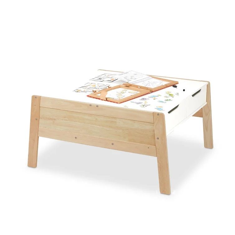 Kids Rectangular Arts And Crafts Table and Chair Set thumbnail 2