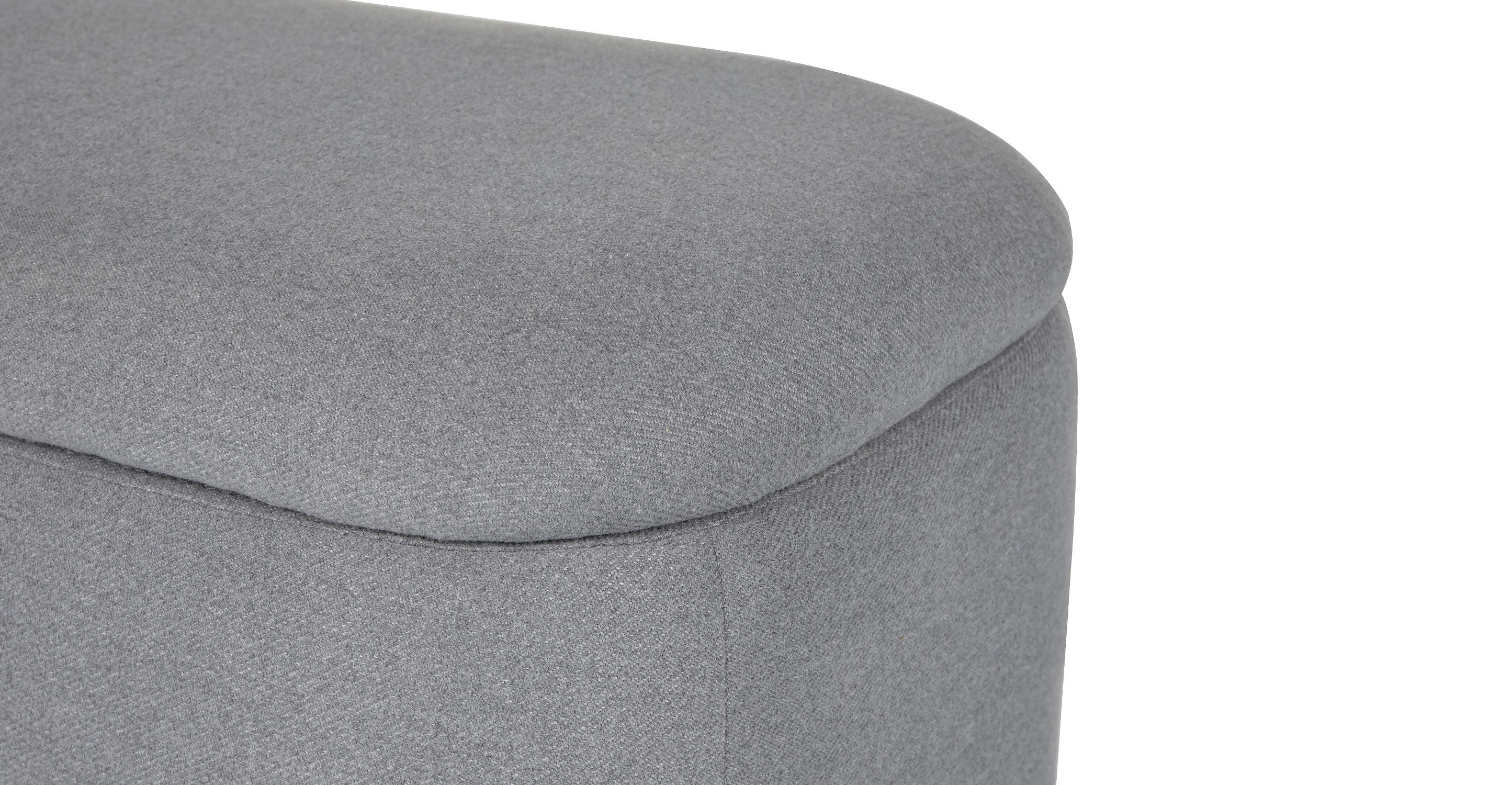 Maribo Stately Gray Storage Ottoman thumbnail 6