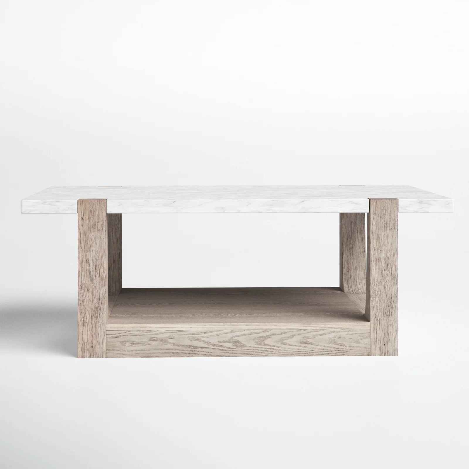 Landover Genuine Marble Storage Coffee Table thumbnail 3