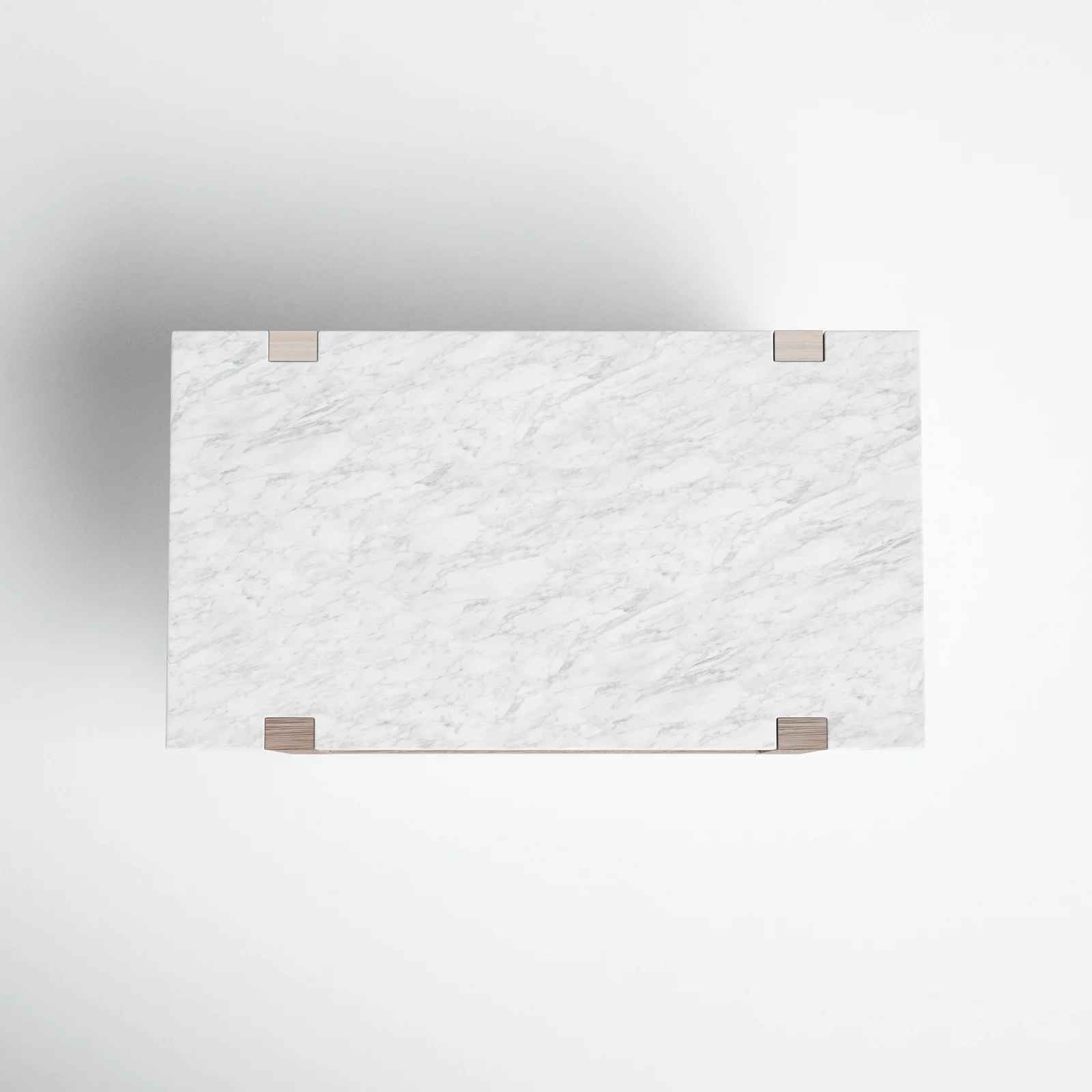 Landover Genuine Marble Storage Coffee Table thumbnail 5