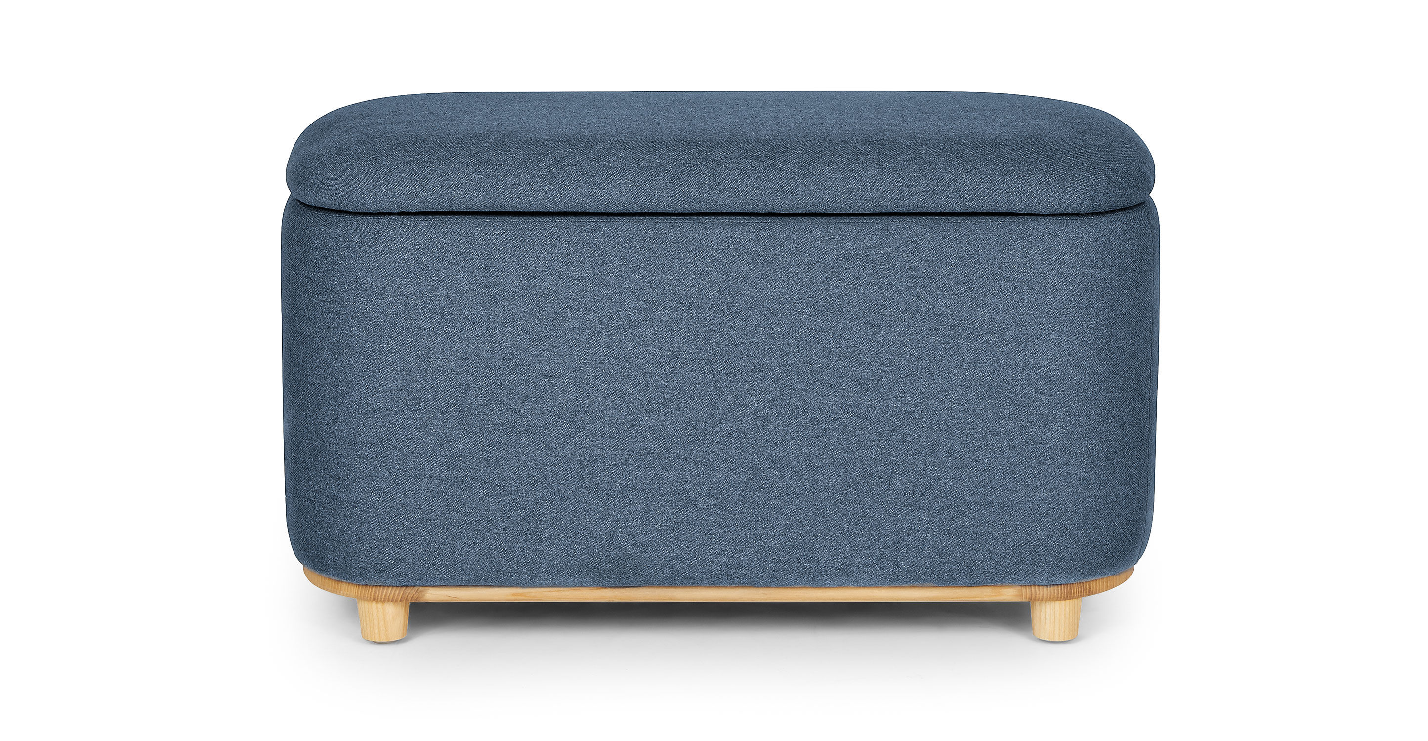 Maribo Blue Demure Storage Ottoman thumbnail 3