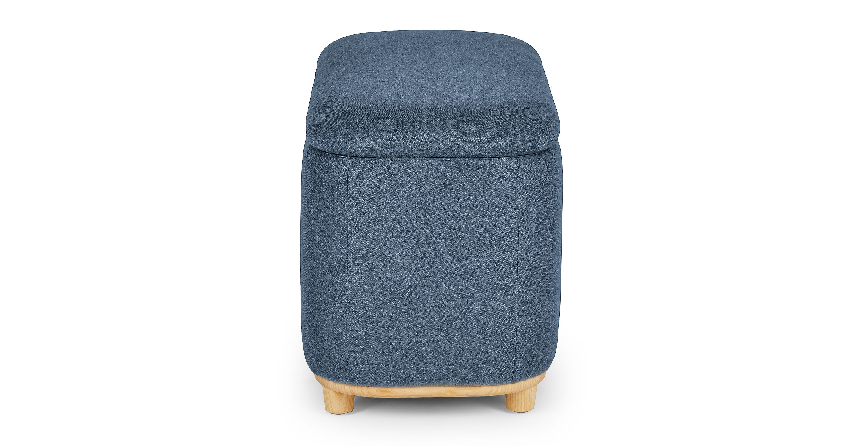 Maribo Blue Demure Storage Ottoman thumbnail 4