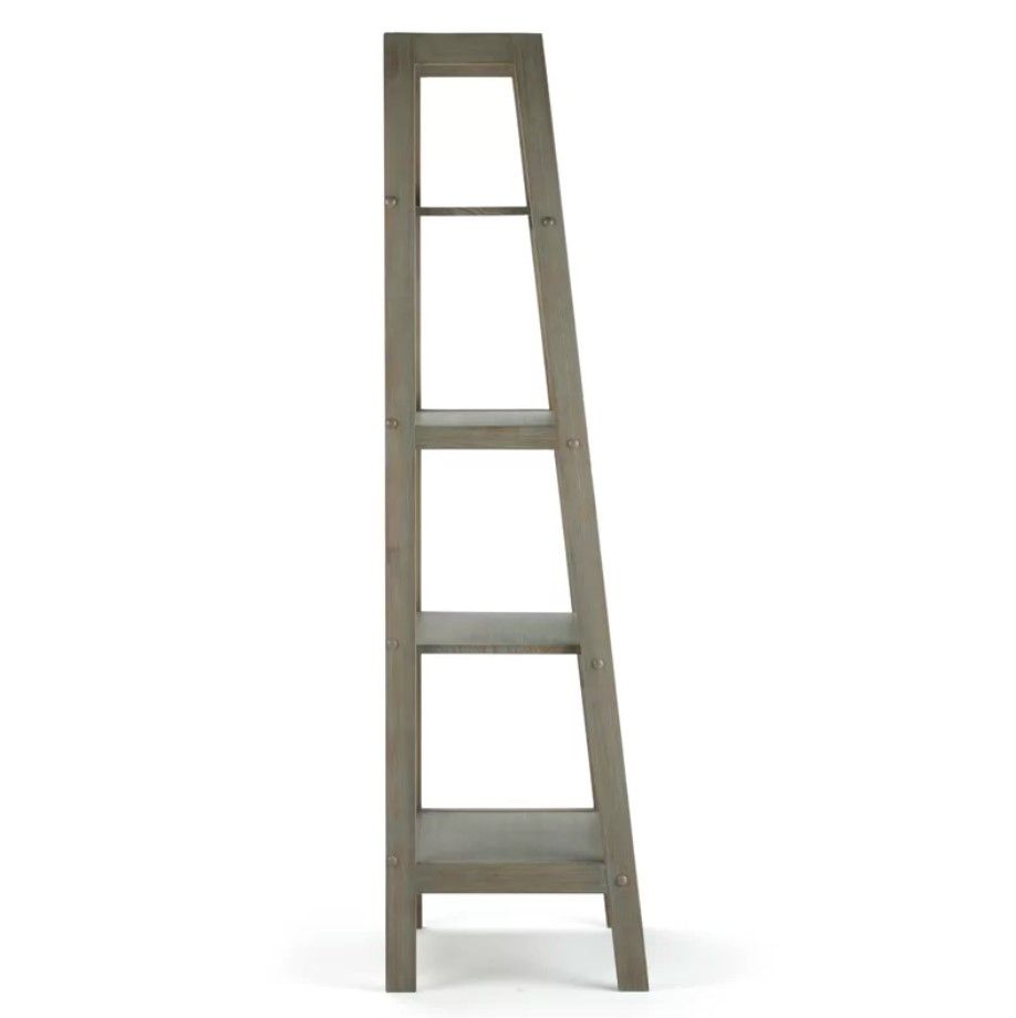 Robeson Solid Wood Ladder Bookcase thumbnail 4