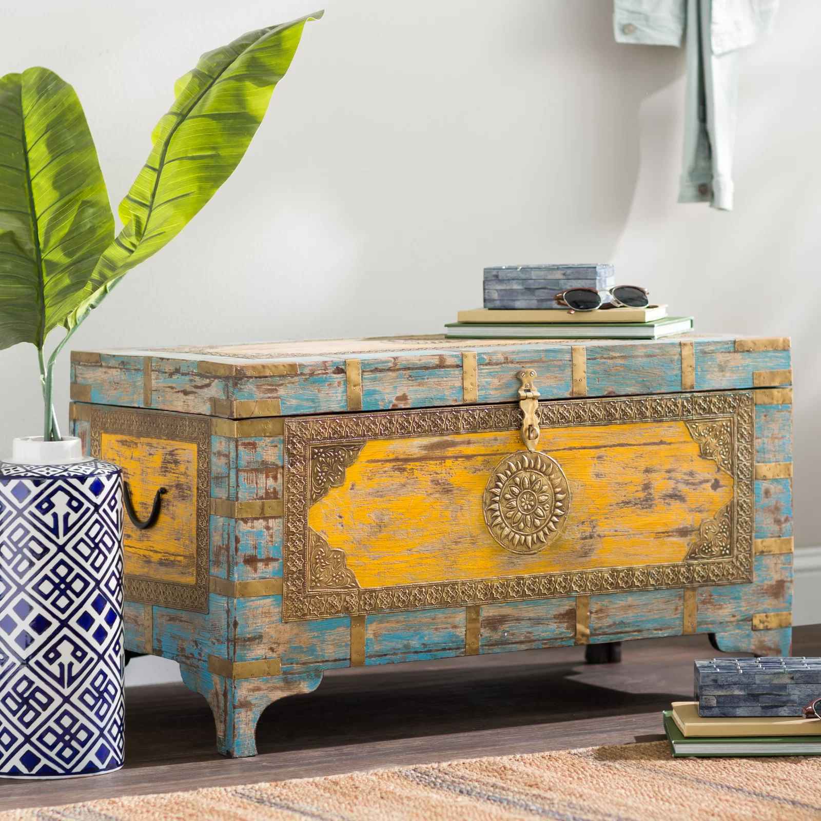 Adamsville 4 Legs Coffee Table with Storage thumbnail 2
